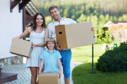 Residential removals access and parking in Eltham