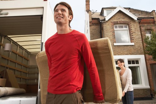 Van moving boxes for a local home move